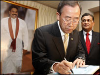 Ban Ki Moon in Sri Lanka