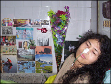 Irom Sharmila on a fast
