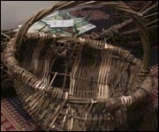 Wilow weaved basket