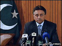 Tổng thống Pakistan Pervez Musharraf