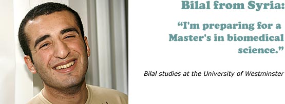 Grammar challenger Bilal from Syria