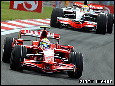 فیلیپه مسا و لویس همیلتون