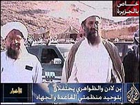 Usame bin Ladin ve Eymen el Zevahiri'nin görüntüleri