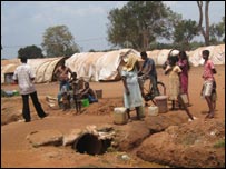 Menik Farm camp for IDPs in Vavuniya (file photo)