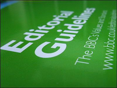 Portal de la guía editorial de la BBC
