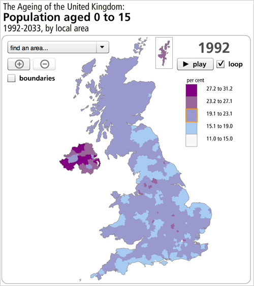 Population 0-15, 1992