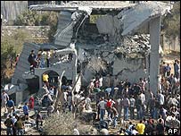 غزہ میں تباہ ہونے والا گھر