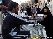 دريافت کمک برای آوارگان