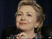 Thượng nghị sĩ Mỹ, bà Hillary Clinton