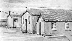 Sketch of Ballykinlar Camp in 1921