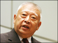 Předseda výkonné rady Hongkongu Tung Chee Hwa