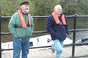 Ken Bell, on the left and Brian Cassells