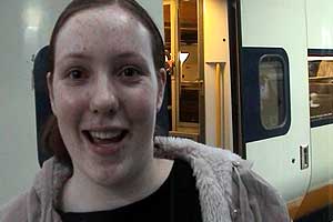 Adelle is taking her son to Paris.