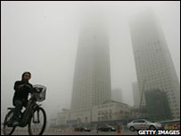 Pekin'de hava kirliliği