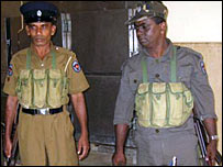 Security tightened at the university (Photo: Shanthi Selladurai)