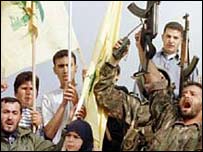 Lübnan'daki Hizbullah taraftarları