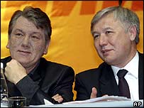 Юрій Єхануров з Віктором Ющенком