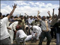 سری نگر میں ہلاکتوں پر احتجاج