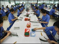Çin'de fabrika 