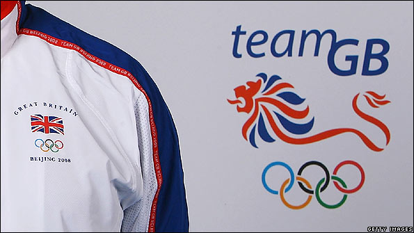 The Team GB kit and logo