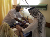 ferido em ataque de caminhão-bomba