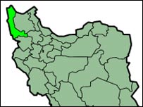 نقشه آذربایجان غربی