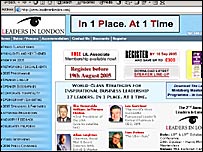 صفحه اينترنتی اجلاس رهبران در لندن