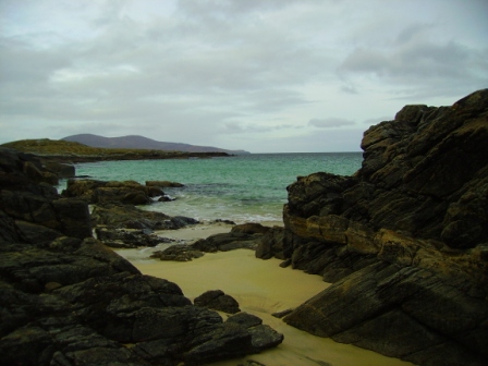 small sandy inlet near Horgabost