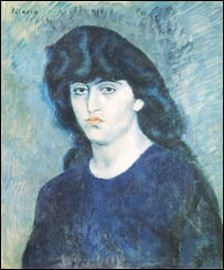 'Retrato de Suzanne Bloch', de Picasso (Fonte: Masp)