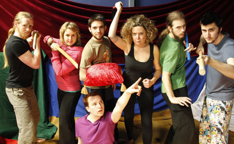 The cast of The Anatomical Theatre's The Story of Art