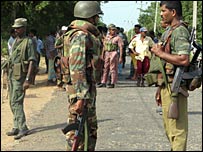 श्रीलंका में सैनिक