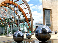 Winter Gardens viewed from Millennium Square