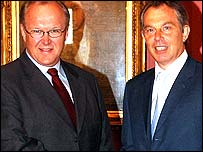 Goran Persson a Tony Blair