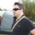 Chris checks out the camping site