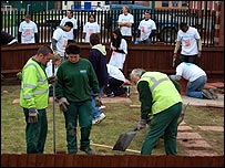 Creating the garden