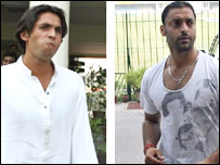 شعیب اختر اور محمد آصف