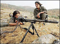 PKK'lı kadın militanlar