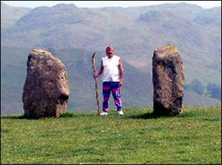 Peter at Castlerigg