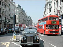 Regent Stret, no centro de Londres