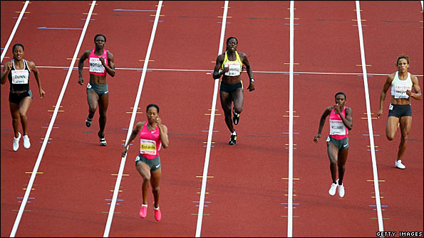 Women's 400m final, Oslo