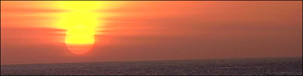 Sunrise near St Mary's lighthouse