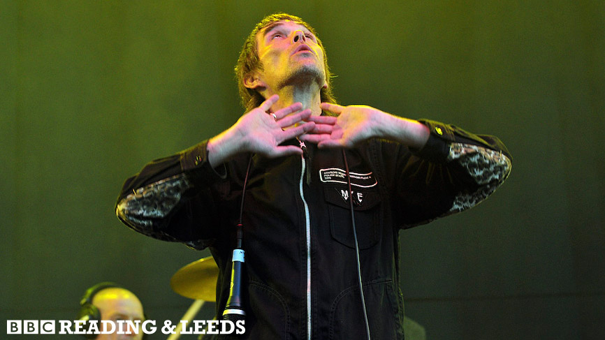 Ian Brown at Leeds festival