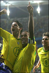 Kaká e Ronaldinho Gaúcho