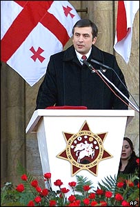 Tổng thống mới của Gruzia, Mikhail Saakashvili