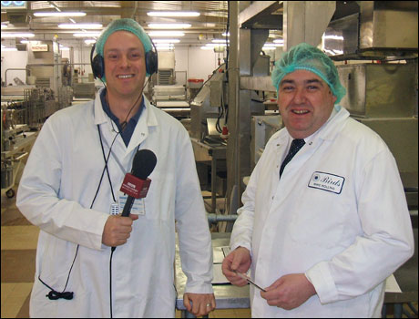 Andy Whittaker at the bakery