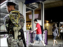 Lính canh gác ở Bangkok