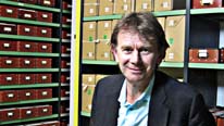 Michael Wood at the National Archives in Kew