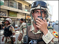 سرباز عراقی در بغداد