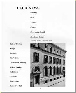 Club news page Templetonian December 1953