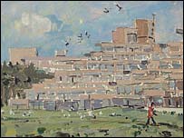 Ziggurats at the UEA (detail) by Patrick Boswell